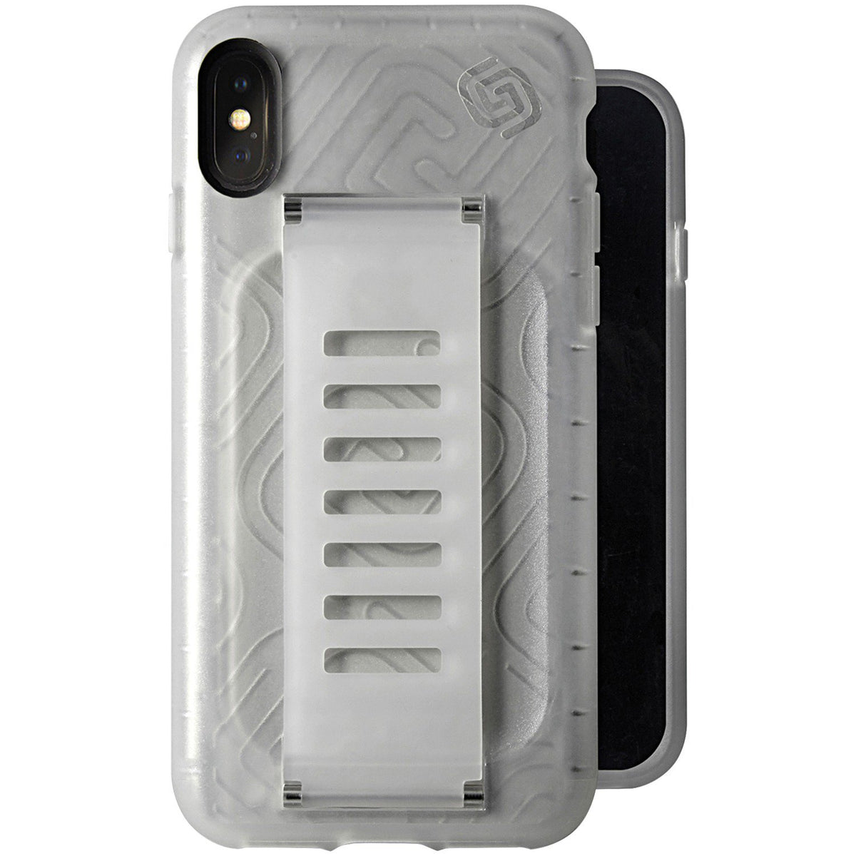 Grip2u Boost Superior for iPhone X/Xs - Clear Pattern - BONUS Screen Protector!!