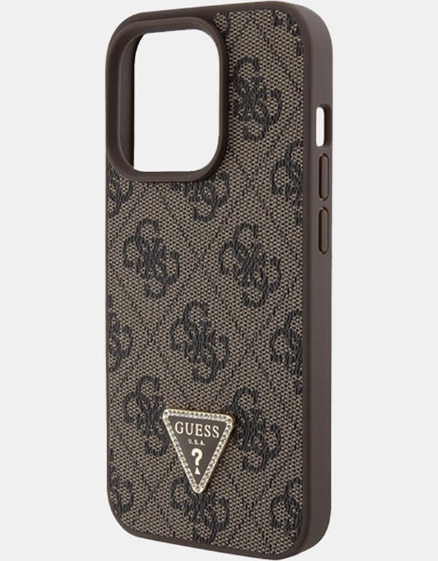 GUESS 4G Edition Protective Case iPhone 15 Pro Max 6.7 - Brown