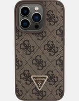 GUESS 4G Edition Protective Case iPhone 15 Pro Max 6.7 - Brown
