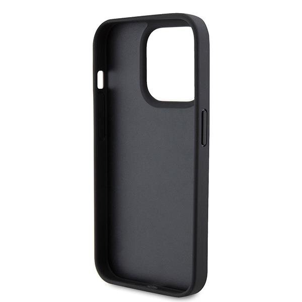 GUESS Diamond Cross Body Bundle Case & Strap iPhone 15 Pro 6.1 - Black