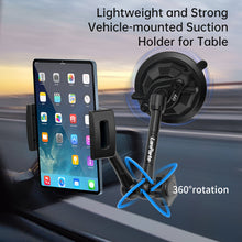 Load image into Gallery viewer, Universal iPad &amp; Tablet Car / Truck Dash Mount with 3M VHB Mounting Disc - Black