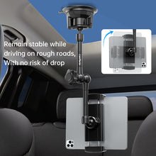 Load image into Gallery viewer, Universal iPad &amp; Tablet Car / Truck Dash Mount with 3M VHB Mounting Disc - Black