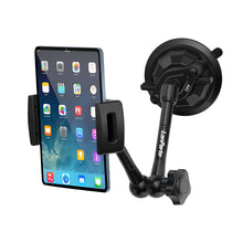 Load image into Gallery viewer, Universal iPad &amp; Tablet Car / Truck Dash Mount with 3M VHB Mounting Disc - Black