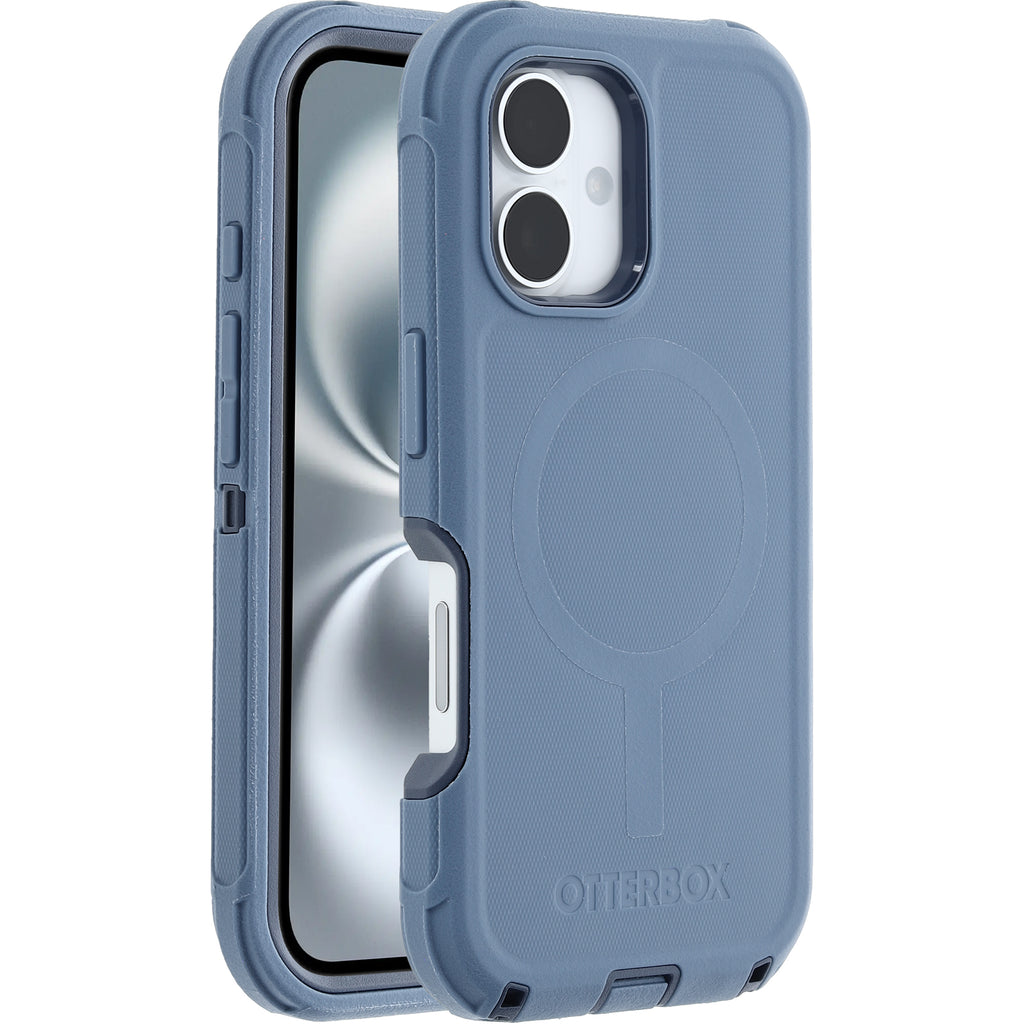 OtterBox Defender with MagSafe for iPhone 16 Plus 6.7" Case - Baby Blue Jeans