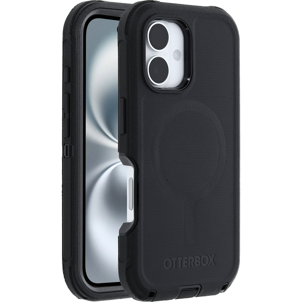 OtterBox Defender with MagSafe for iPhone 16 Plus 6.7" Case - Black