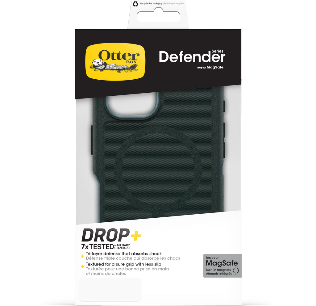 OtterBox Defender with MagSafe for iPhone 16 Standard 6.1 Case - Sagebrush Green