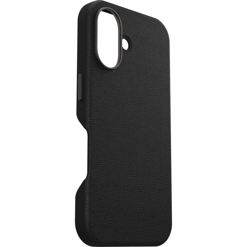 OtterBox Symmetry Cactus Leather Case iPhone 16 Standard 6.1 - Noir Ash