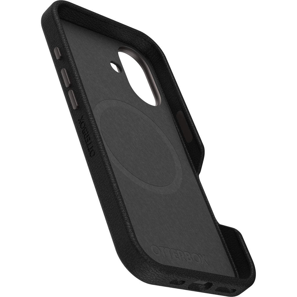 OtterBox Symmetry Cactus Leather Case iPhone 16 Plus 6.7- Noir Ash