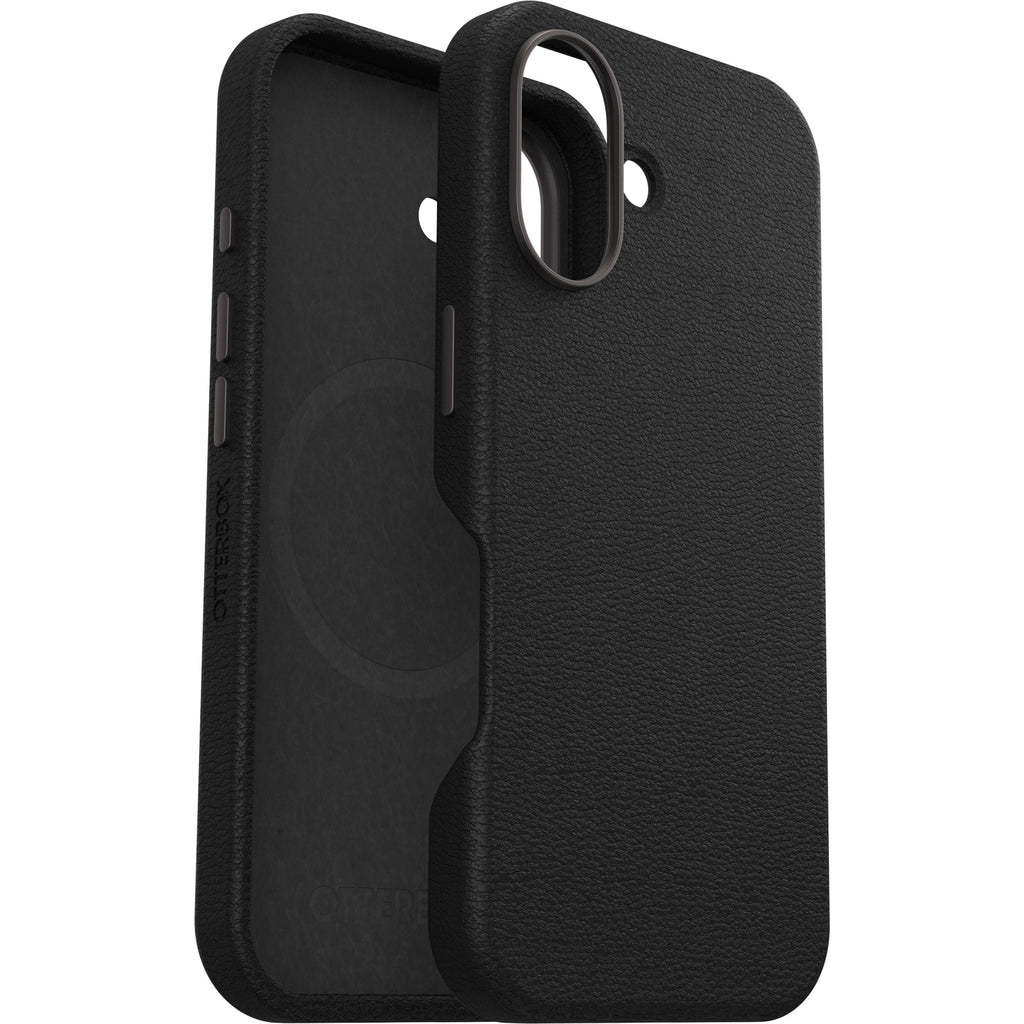 OtterBox Symmetry Cactus Leather Case iPhone 16 Plus 6.7- Noir Ash