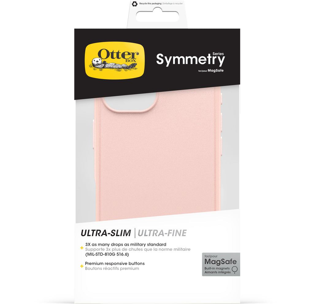 OtterBox Symmetry+ MagSafe iPhone 16 Pro Max 6.9 - Ballet Shoe Pink