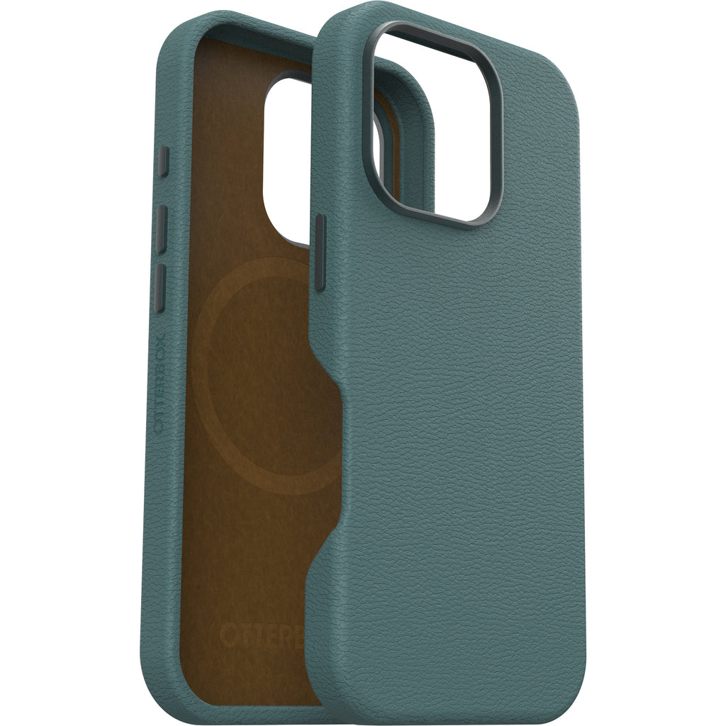 OtterBox Symmetry Cactus Leather Case for iPhone 16 Pro - Sagebrush Green