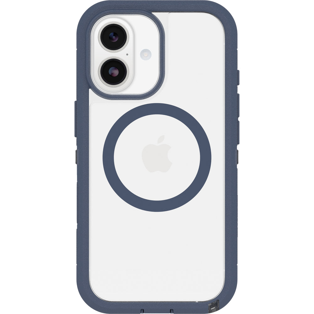 otterbox defender xt magsafe case for iphone 17 standard blue camera button