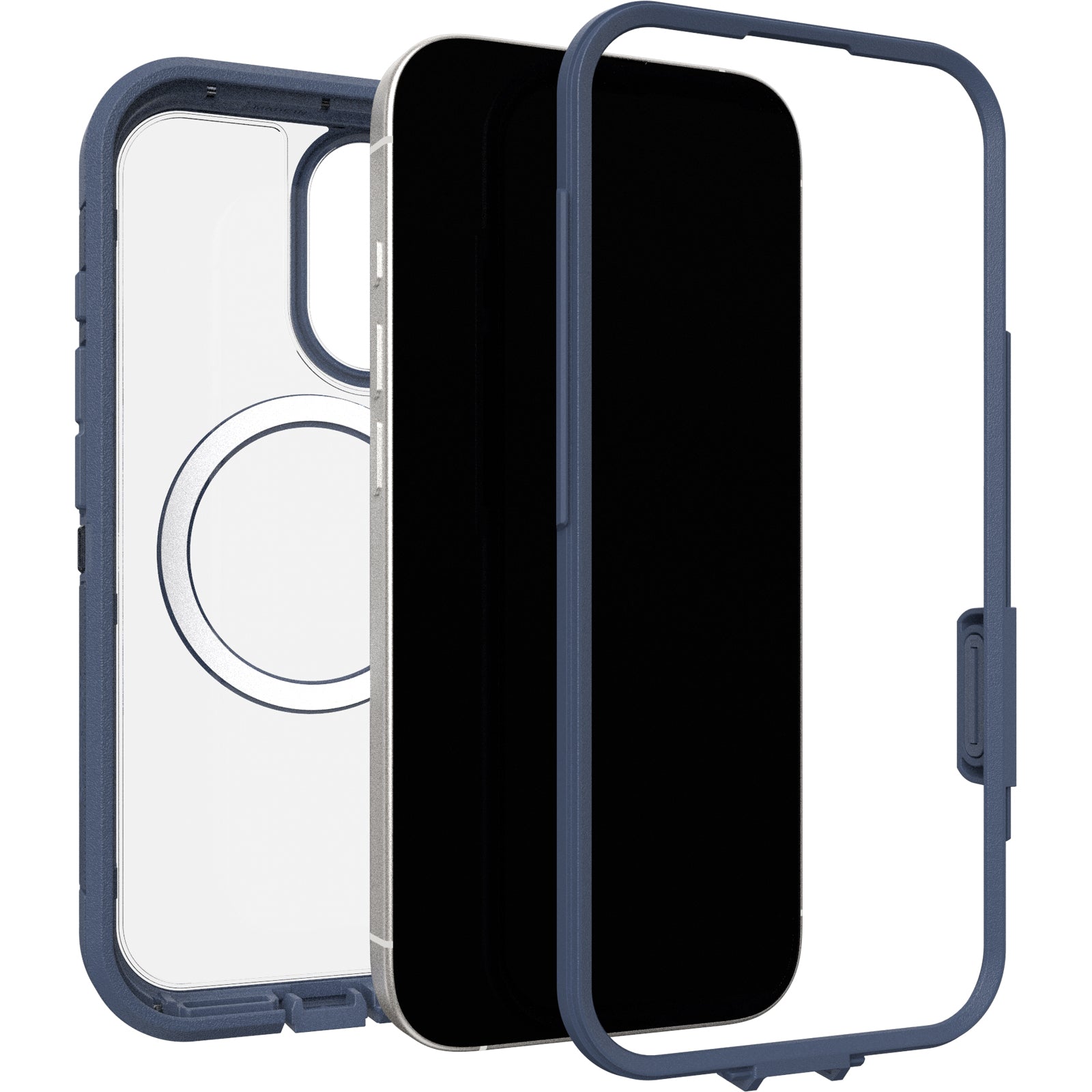 otterbox defender xt magsafe case for iphone 17 standard blue lifestyle shot