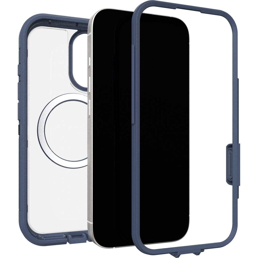 otterbox defender xt magsafe case for iphone 17 standard blue lifestyle shot