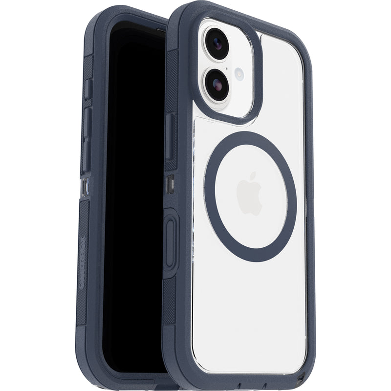 otterbox defender xt magsafe case for iphone 17 standard blue front view