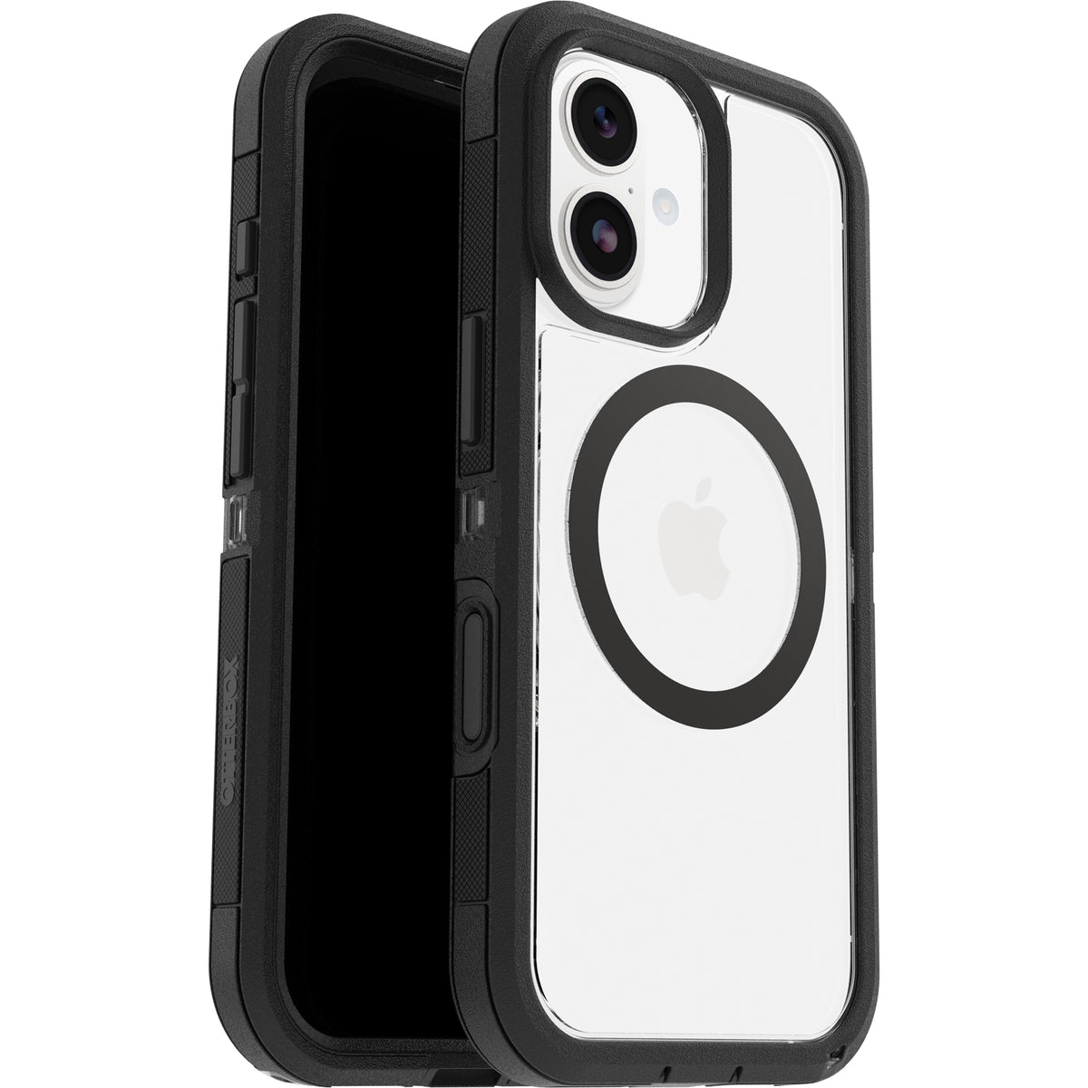 otterbox defender xt magsafe case for iphone 17 standard black front view