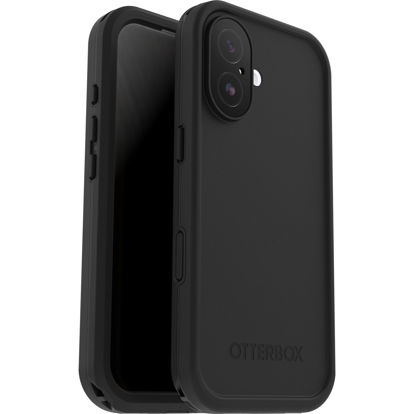 otterbox fre magsafe case for iphone 17 standard black front view