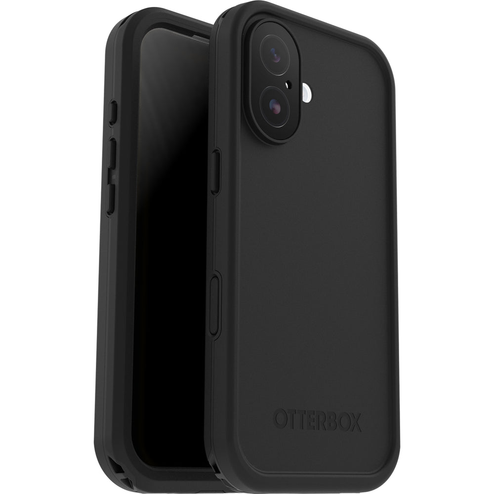 otterbox fre magsafe case for iphone 17 standard black front view