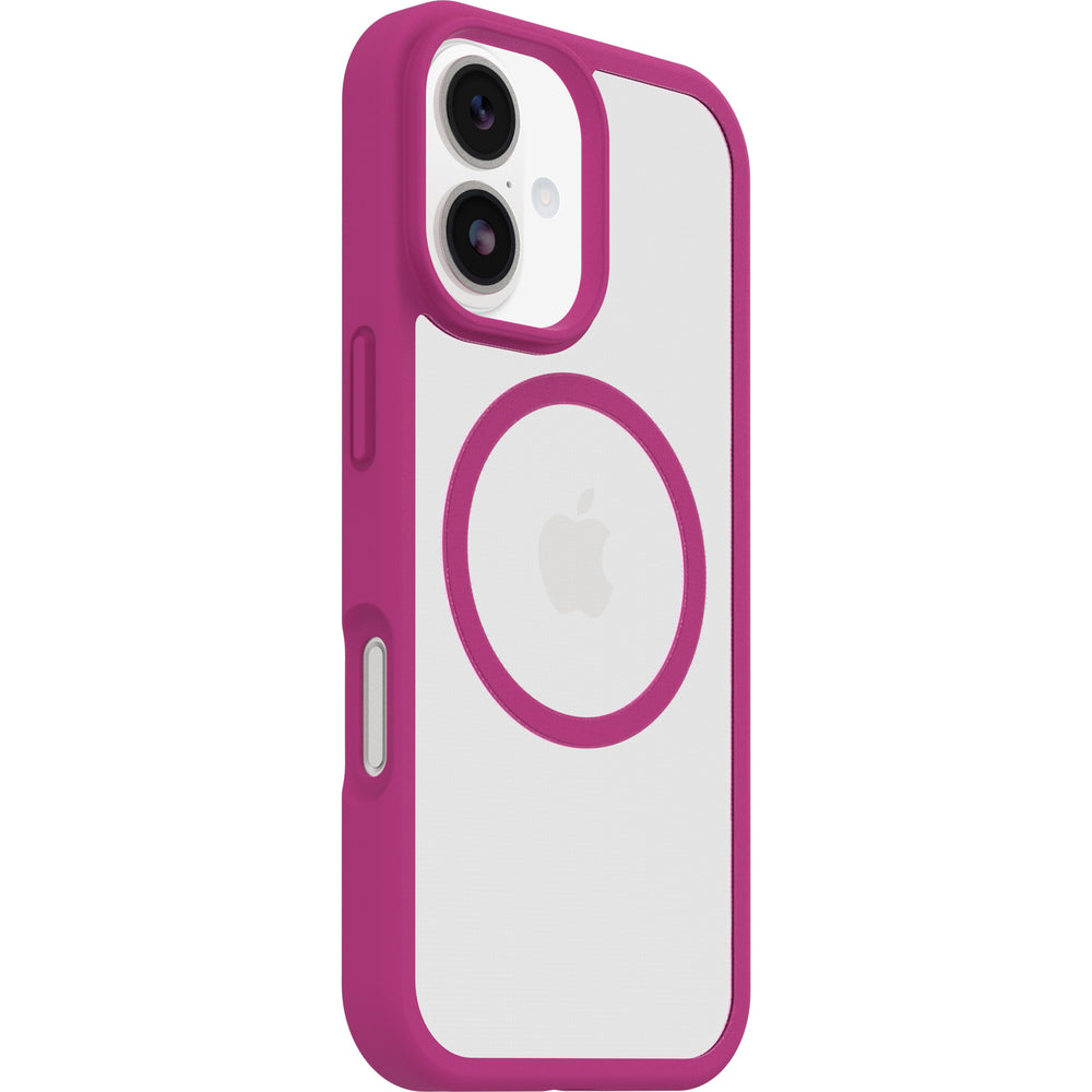 otterbox magsafe case for iphone 17 standard pink camera button