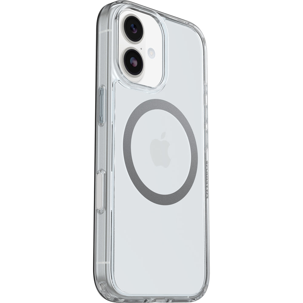 otterbox symmetry magsafe case for iphone 17 standard clear camera button