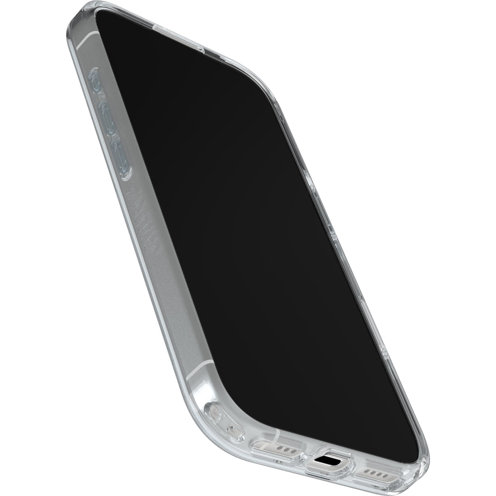otterbox symmetry magsafe case for iphone 17 standard clear lifestyle shot