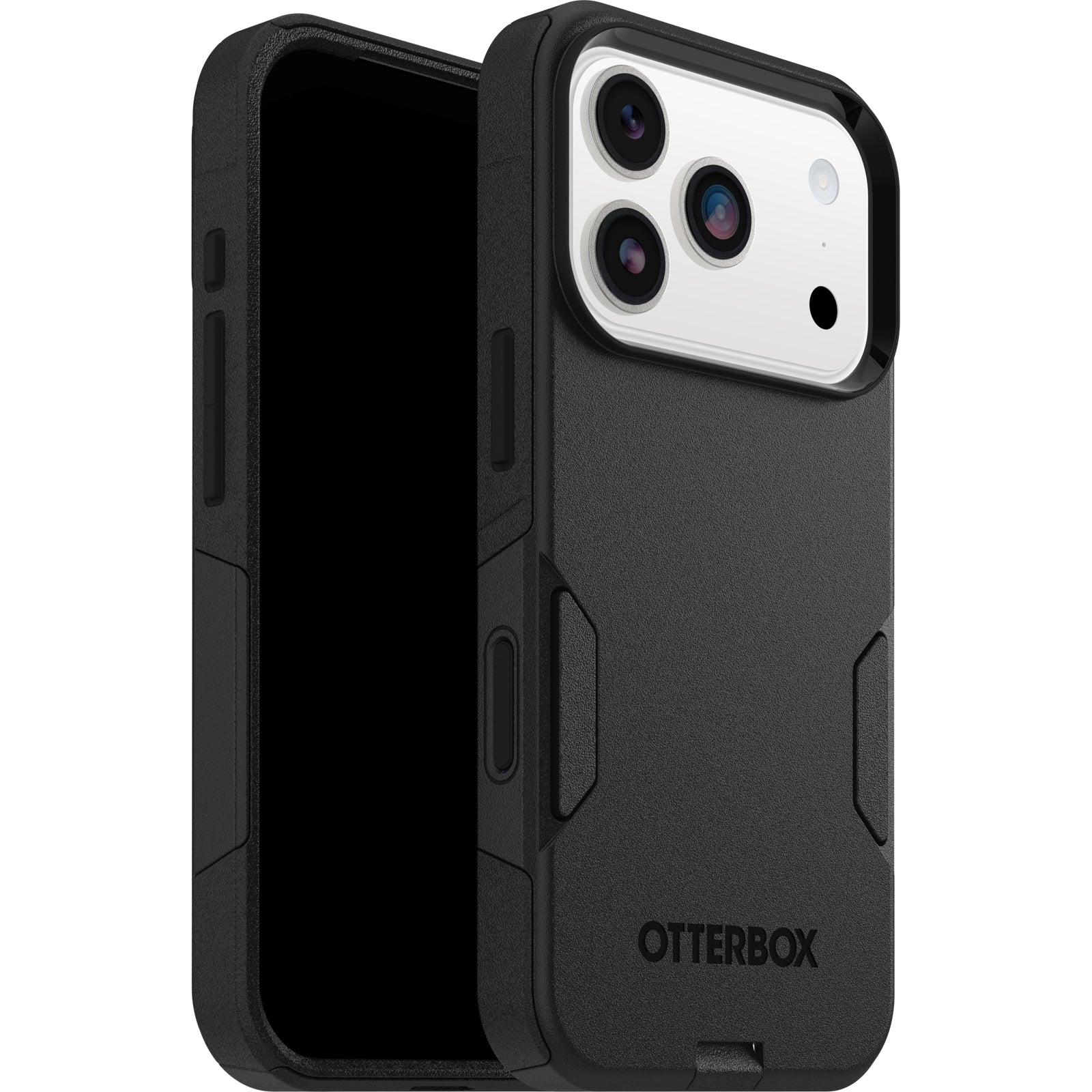 otterbox case for iphone 17 pro black front view