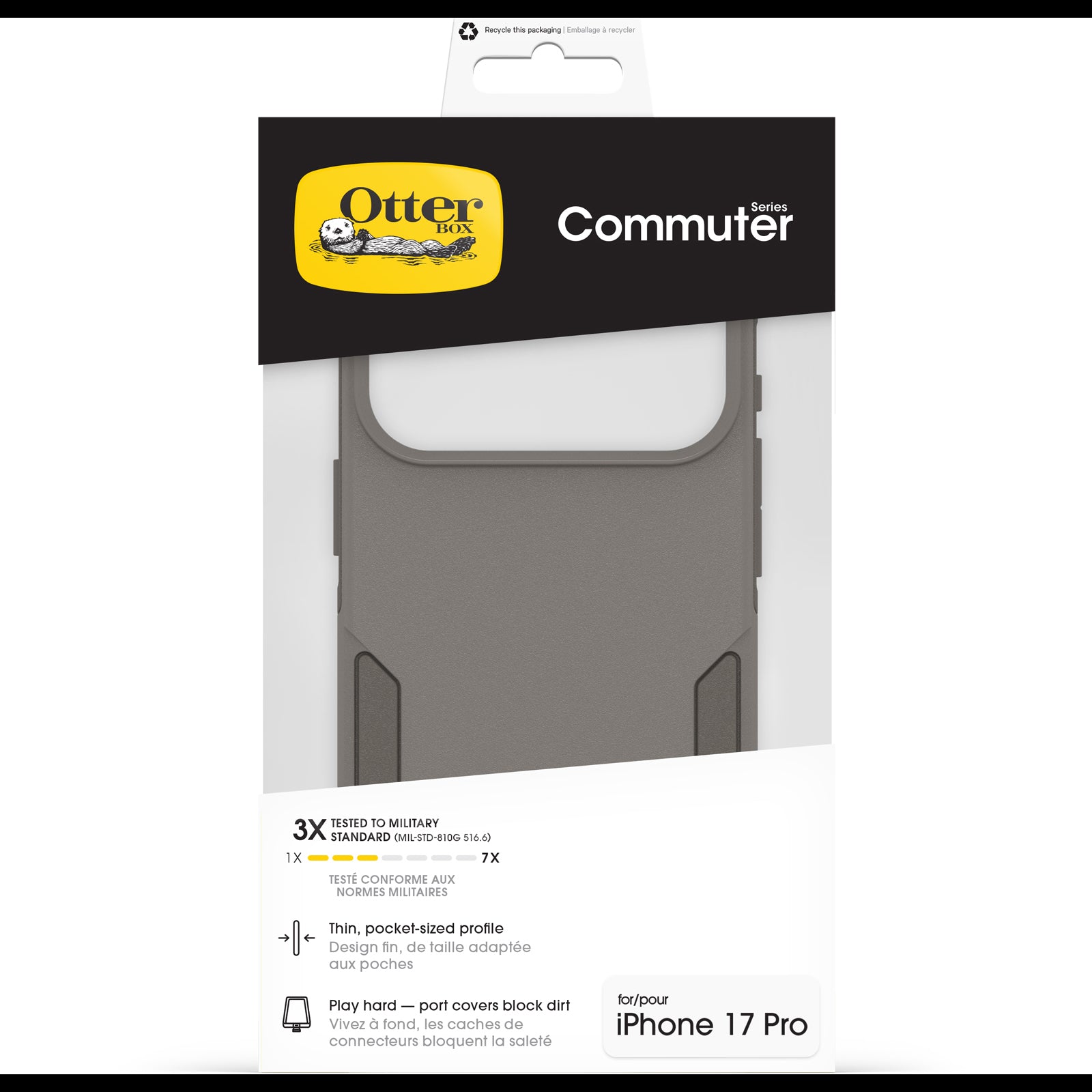 otterbox case for iphone 17 pro cottonwood glen stone lifestyle shot
