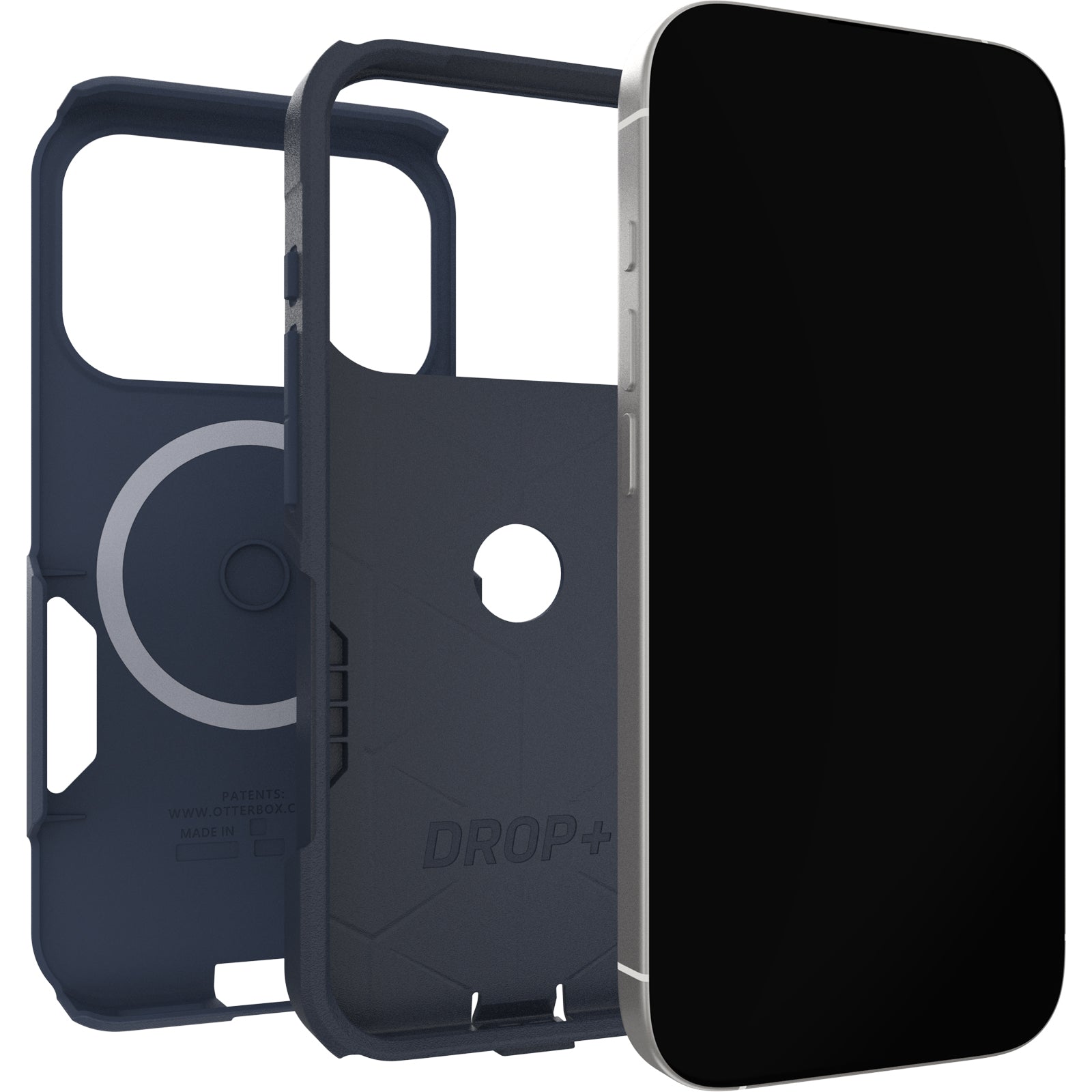 otterbox case for iphone 17 pro blue camera button