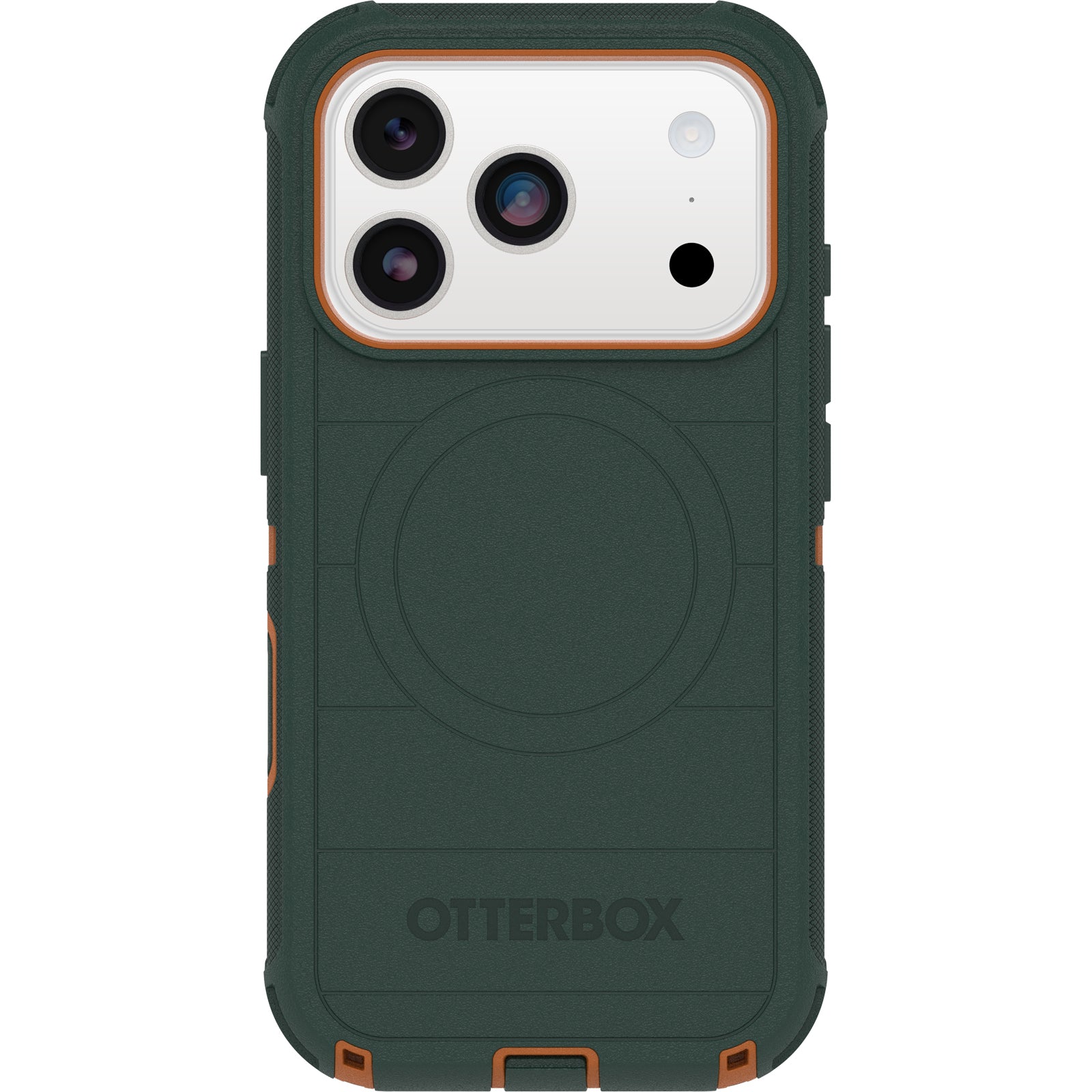 otterbox defender case for iphone 17 pro green camera button