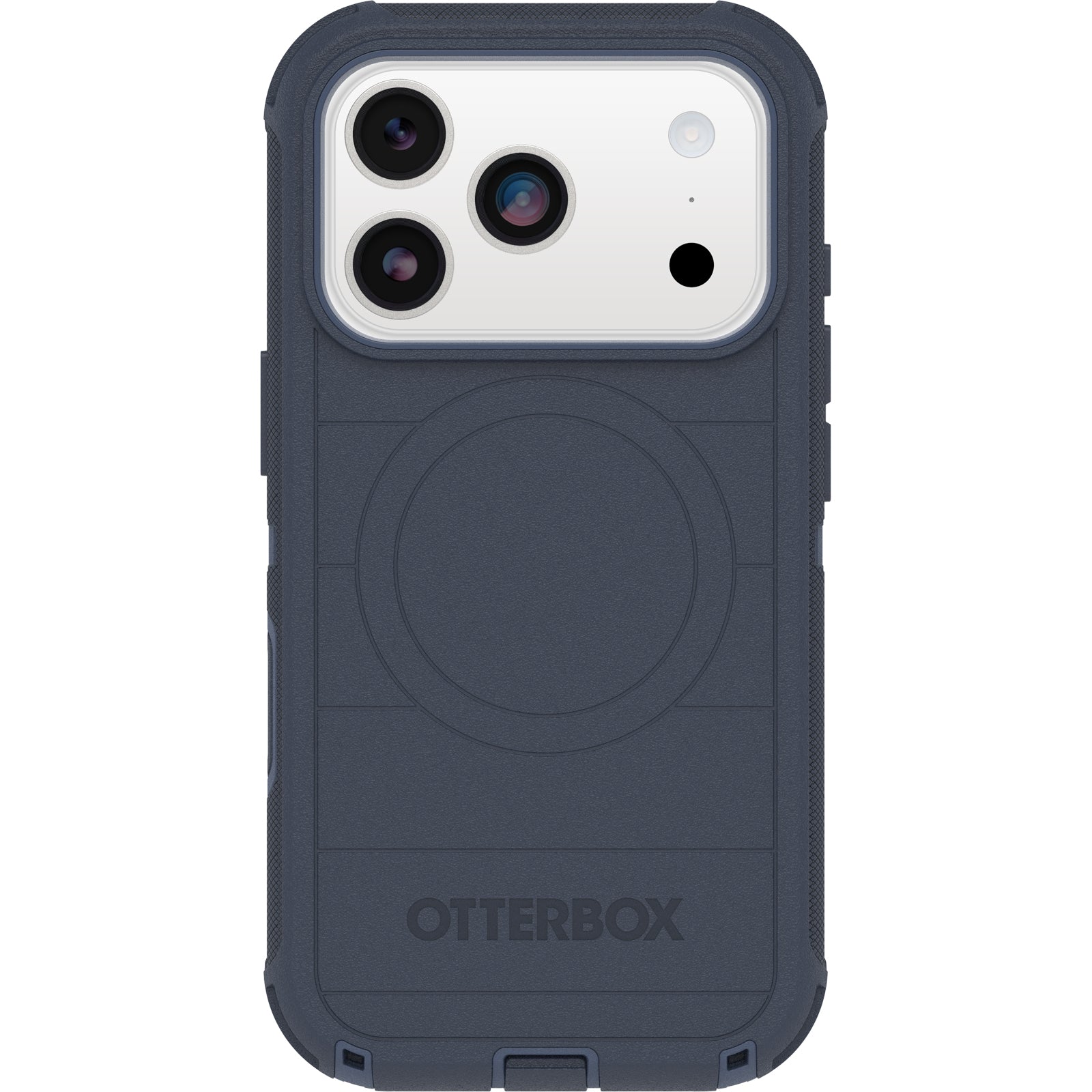 otterbox defender case for iphone 17 pro blue camera button