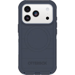 otterbox defender case for iphone 17 pro blue camera button