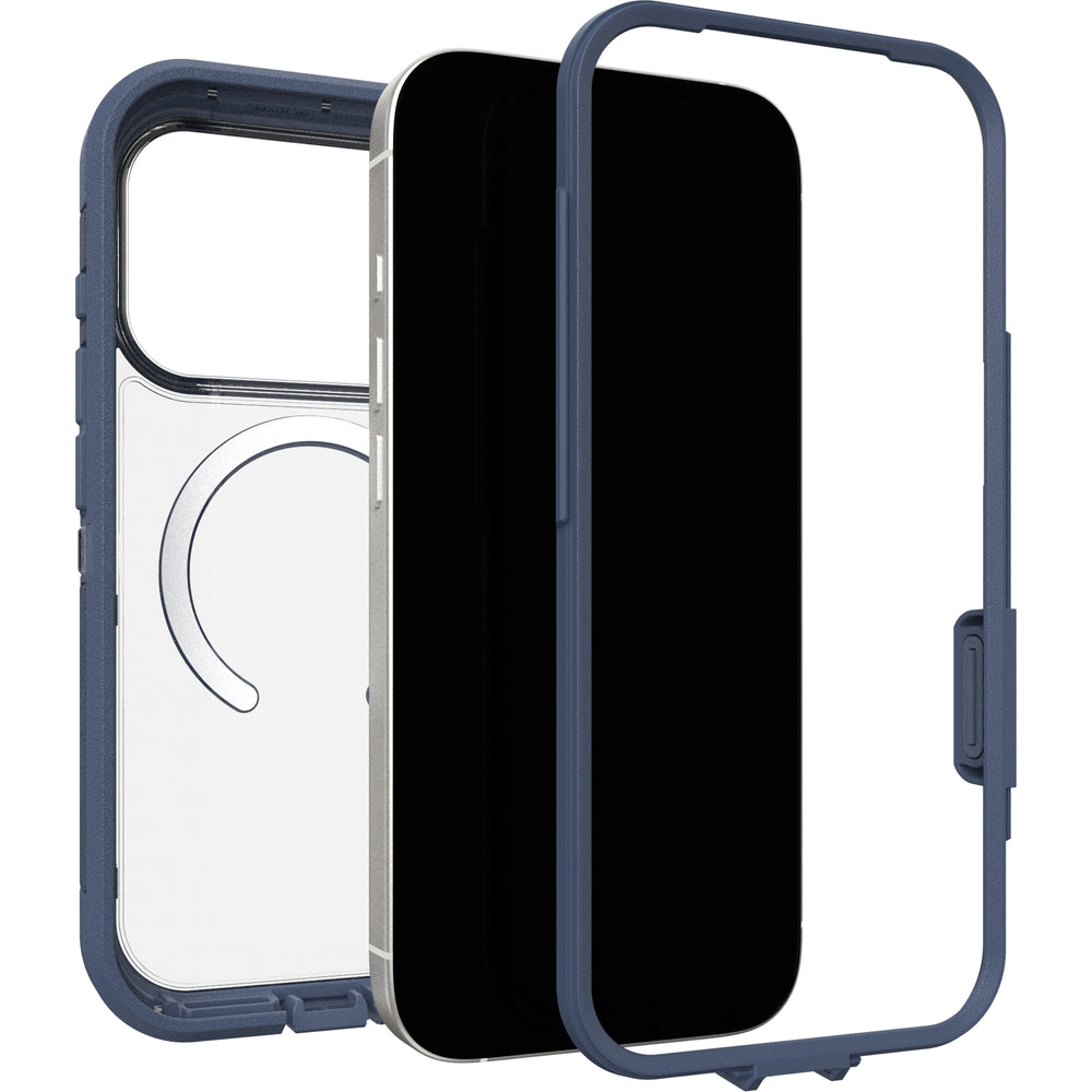 otterbox defender xt case for iphone 17 pro blue lifestyle shot