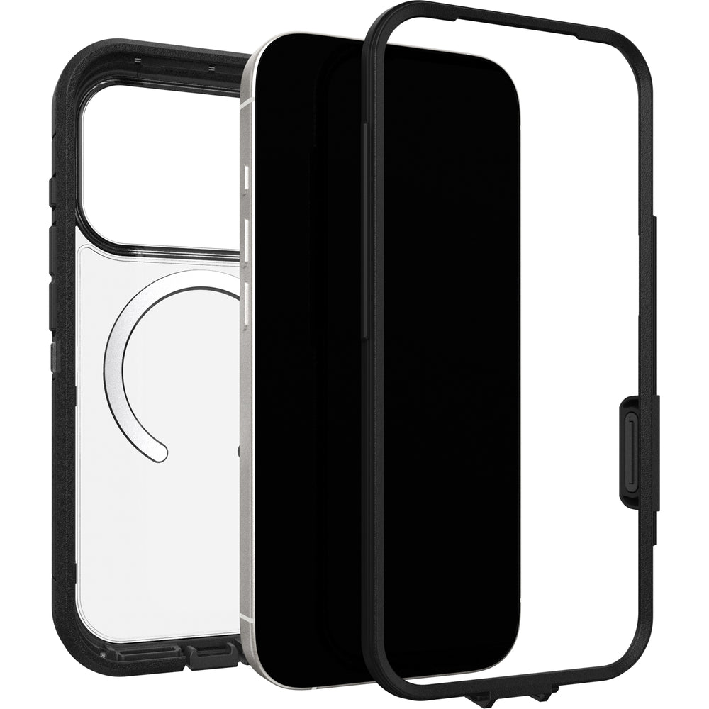 otterbox defender xt case for iphone 17 pro black lifestyle shot