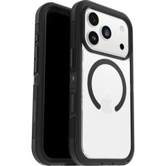 otterbox defender xt case for iphone 17 pro black front view