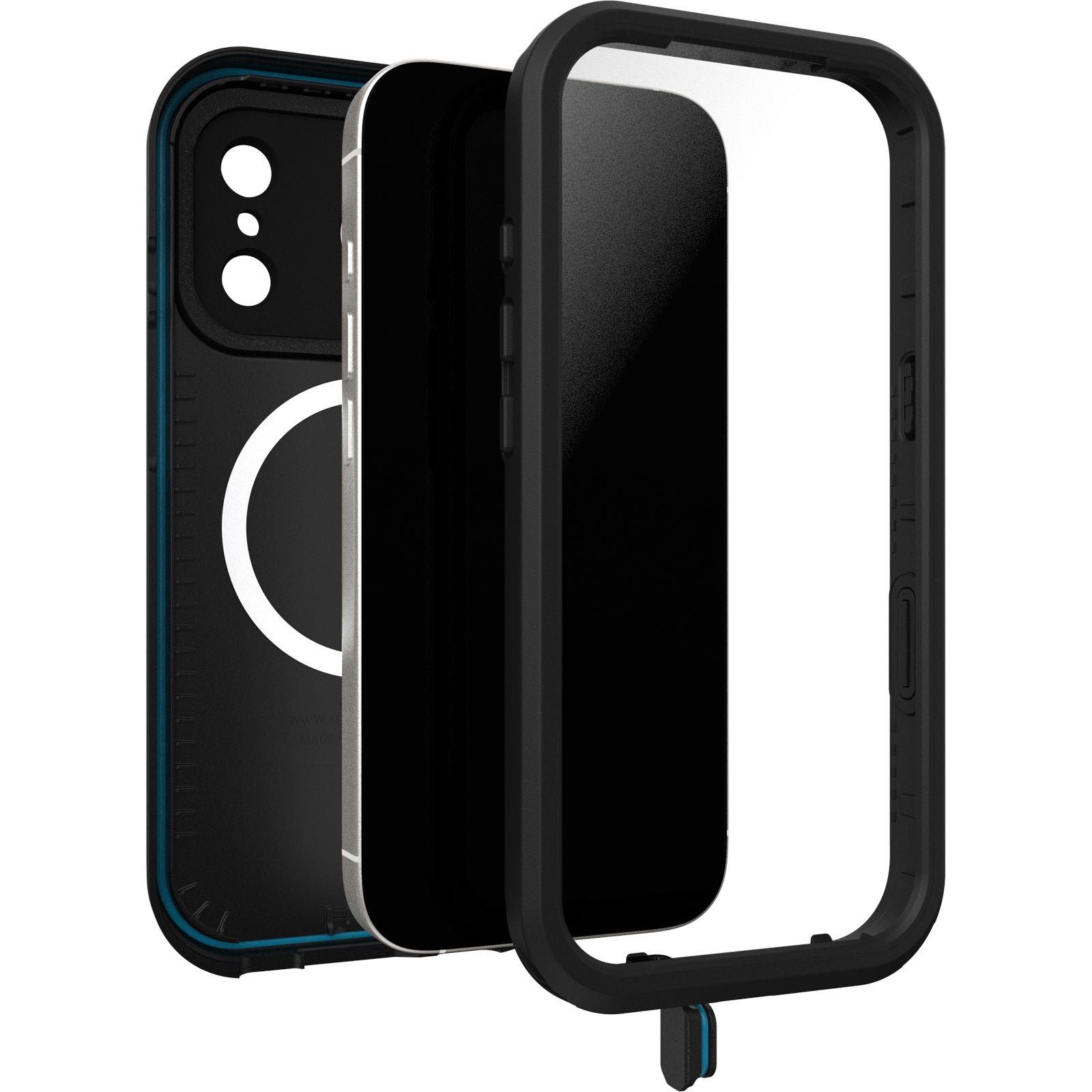 otterbox fre case for iphone 17 pro black camera button