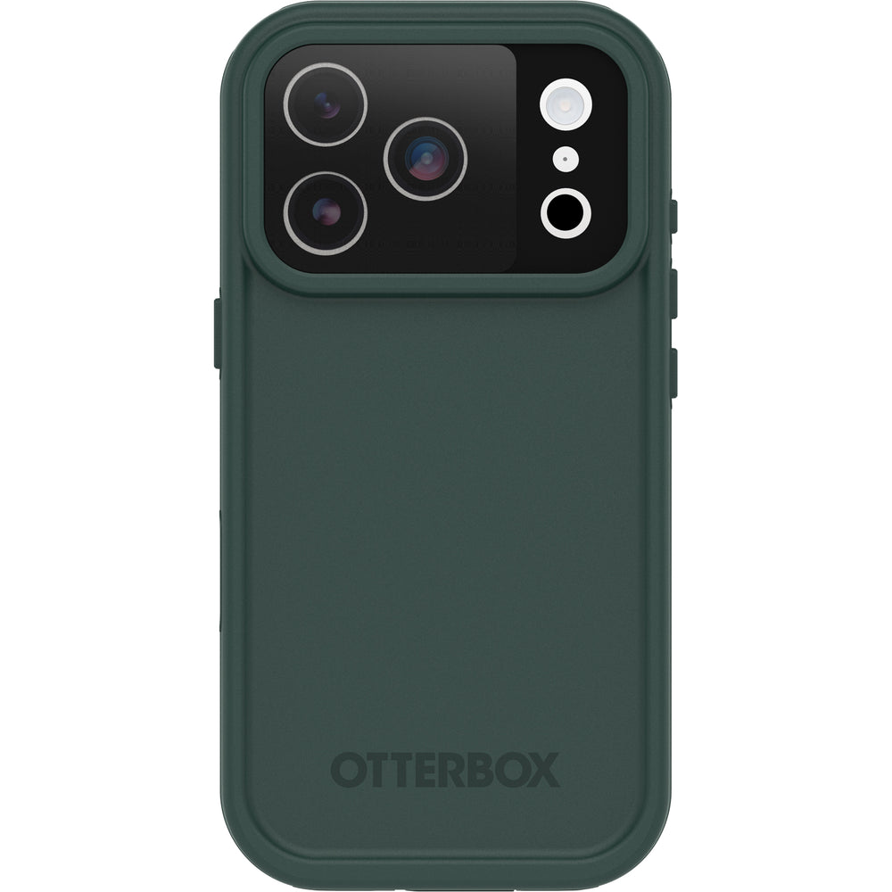 otterbox fre case for iphone 17 pro green side profile