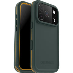 otterbox fre case for iphone 17 pro green front view