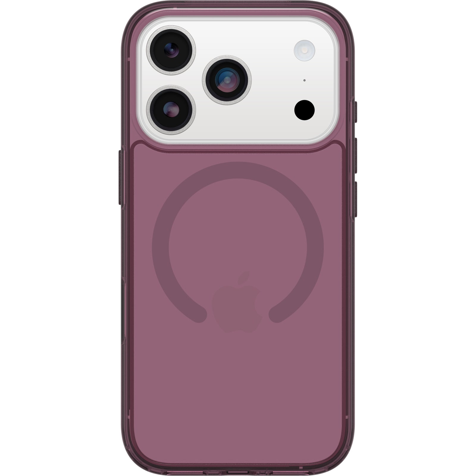 otterbox symmetry case for iphone 17 pro purple side profile