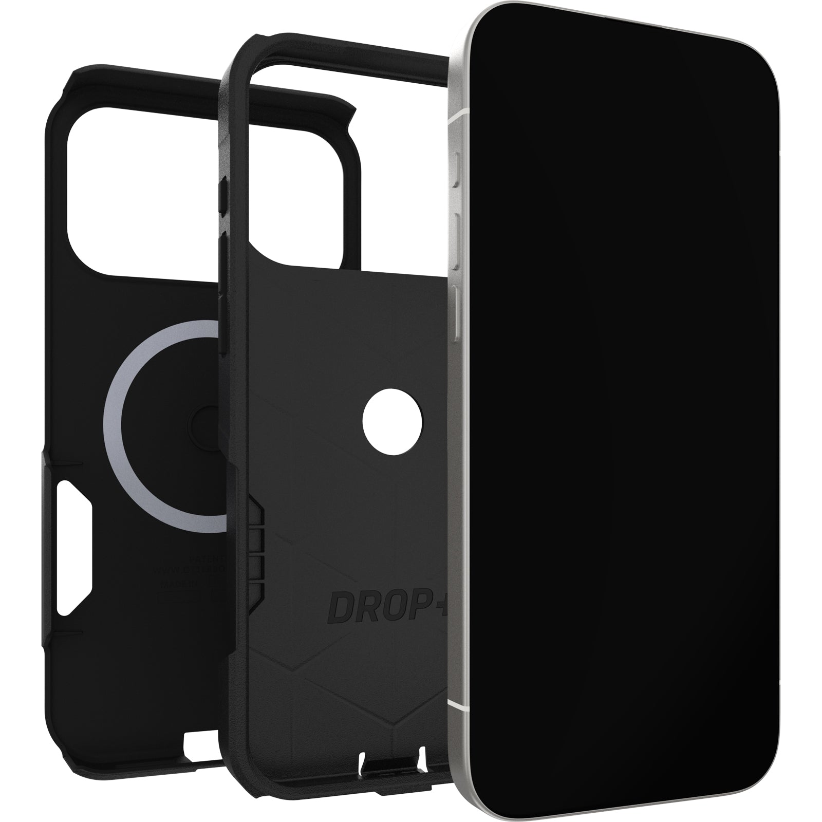 otterbox case for iphone 17 pro max black back protection
