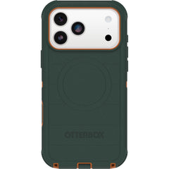 otterbox defender case for iphone 17 pro max green multi-layer bumper
