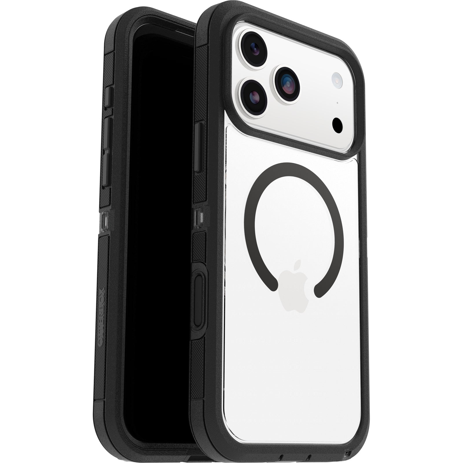 otterbox defender xt case for iphone 17 pro max black front view