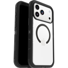 otterbox defender xt case for iphone 17 pro max black front view