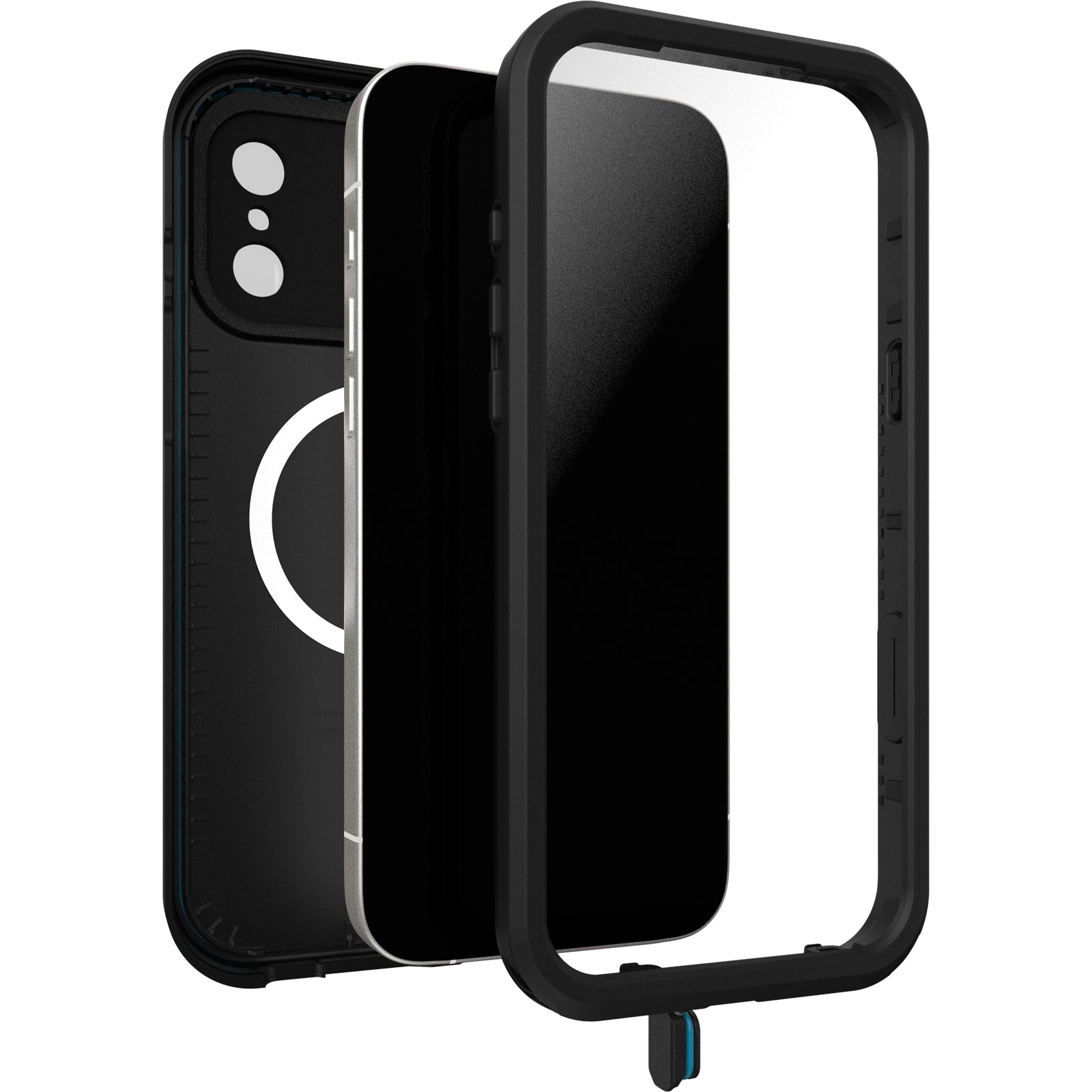 otterbox fre case for iphone 17 pro max black camera button