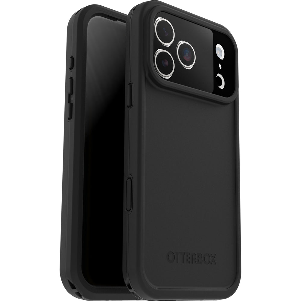 otterbox fre case for iphone 17 pro max black front view