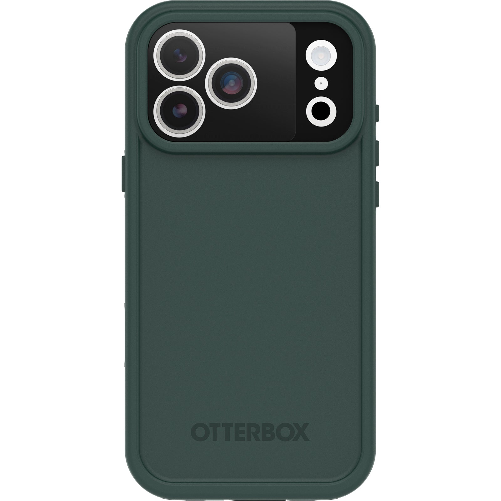 otterbox fre case for iphone 17 pro max green side profile