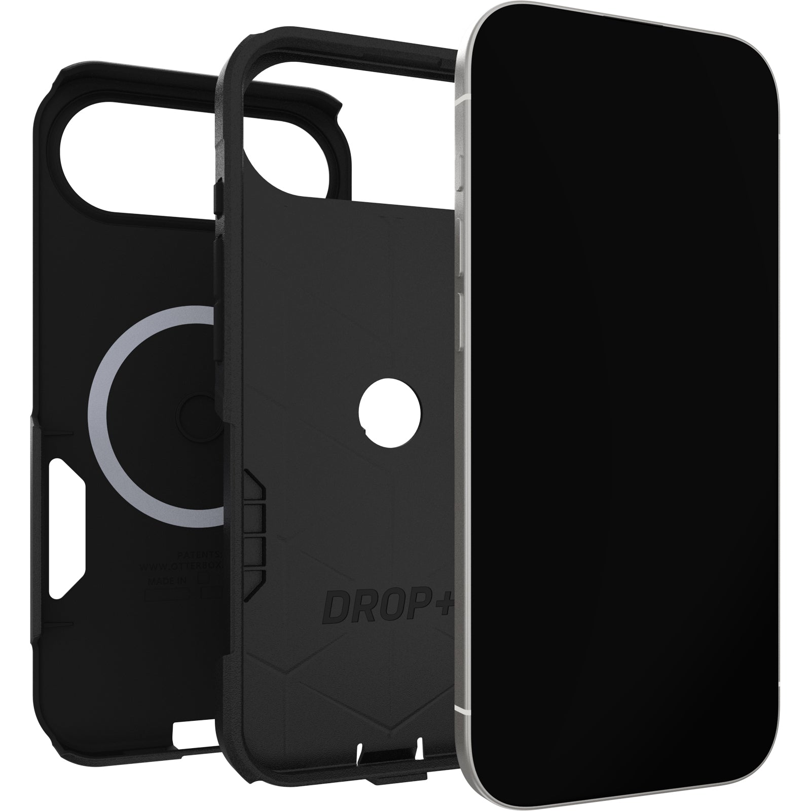 otterbox case for iphone 17 air black camera button