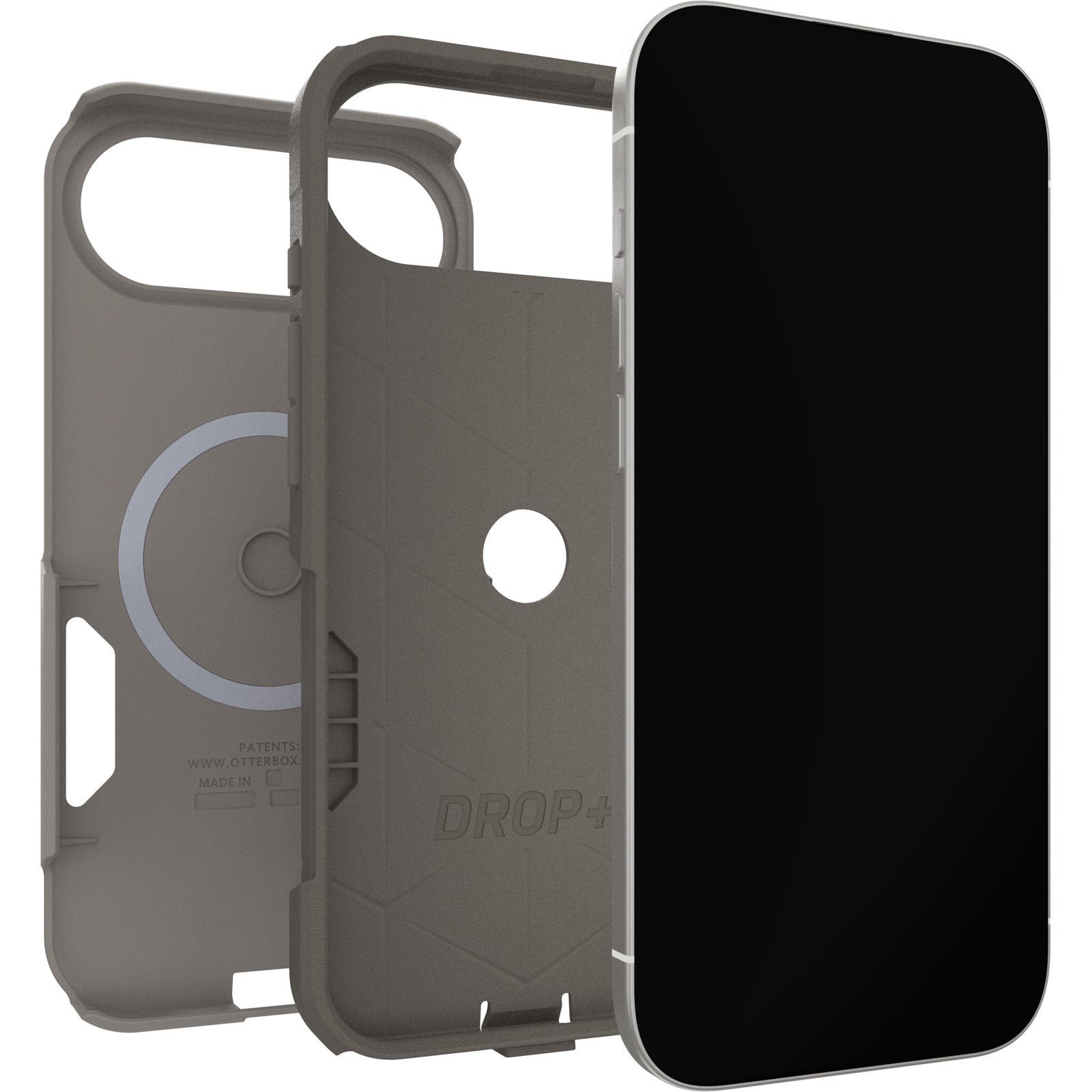 otterbox case for iphone 17 air grey camera button