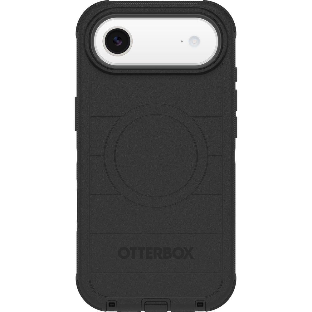 otterbox defender case for iphone 17 air black multi-layer bumper