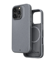 Load image into Gallery viewer, Caudabe Synthesis Slim Protective Case MagSafe iPhone 16 Pro 6.3 - Gray