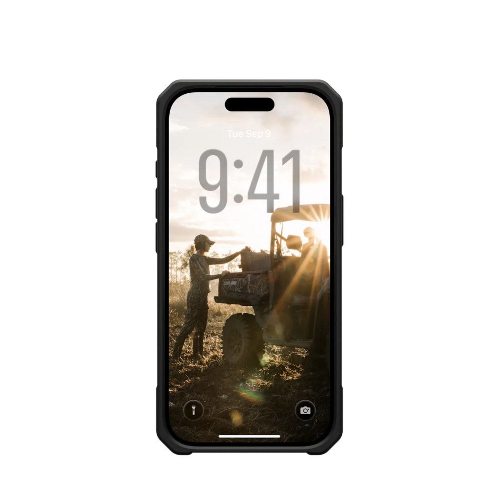 uag monarch case for iphone 17 pro black back protection